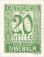 (№1920) Банкнота Австрия 1920 год "20 Heller"