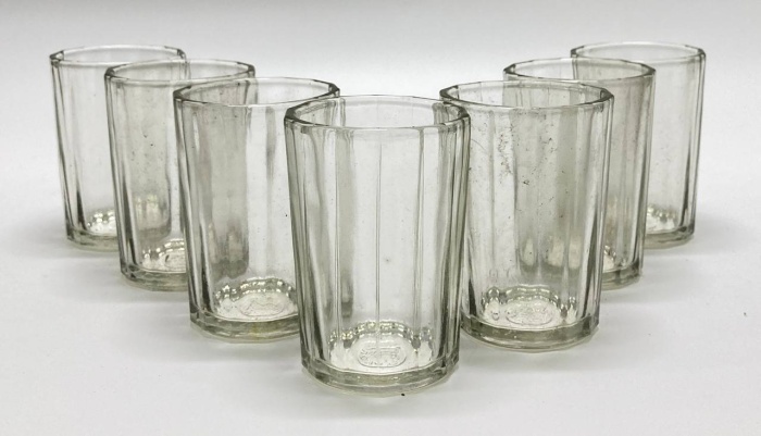 Стопки гранёные, 7 шт