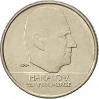 () Монета Норвегия 1995 год 10 крон ""   Нейзильбер  UNC