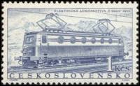 (1956-046) Марка Чехословакия "Локомотив 499.0"    Локомотивы III Θ