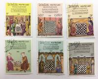 --  Набор марок Лаос 6 шт.  Гашёные , III Θ