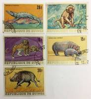(--) Набор марок Гвинея "5 шт."  Гашёные  , III Θ