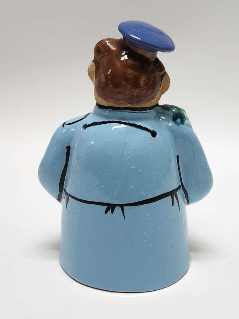 Сувенир колокольчик керамика Казак с рыбой Ростов на Дону