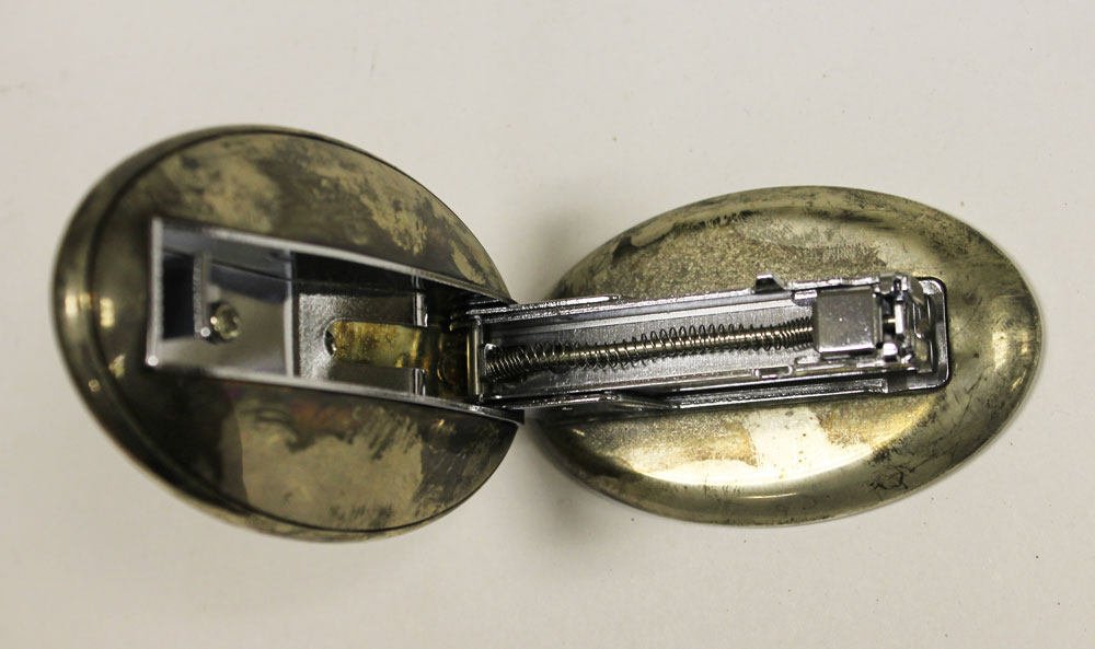 Степлер металлический канцелярский, рабочий (состояние на фото)