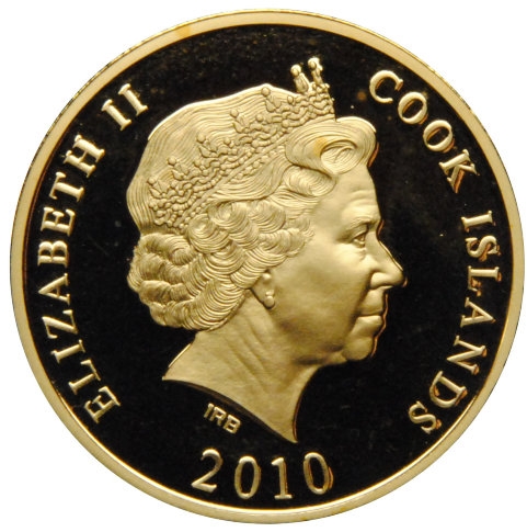 (2010) Монета Острова Кука 2010 год 1 доллар &quot;Сан-Суси&quot;  Медь-Никель  PROOF