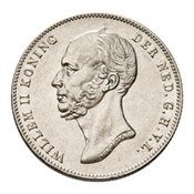 () Монета Нидерланды (Голландия) 1846 год 12  ""   Биметалл (Серебро - Ниобиум)  UNC