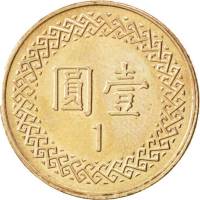(№1981y551) Монета Тайвань (Китай) 1981 год 1 Dollar