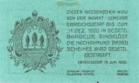 (№1920) Банкнота Австрия 1920 год "20 Heller"