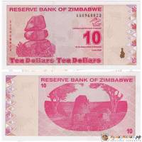 (,) Банкнота Зимбабве 2009 год  долларов "Балансирующие скалы"   UNC