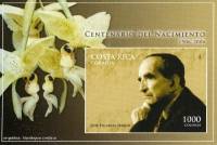 (№2006-17) Блок марок Коста-Рика 2006 год "Столетие со дня рождения Joseacute Фигерес Феррер", Гашен