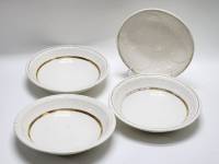 Салатники ЗИК Конаково 4 штуки фарфор белые