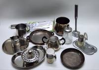 Набор металлической посуды сковородка чашка шинковка и др. (15 предмедов)