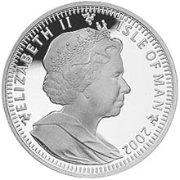 () Монета Остров Мэн 2002 год 1 крона ""   AU