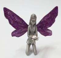 Сувенир "Фея Petal", 5.5*3 см, металл, пластик, крылья на магните, Англия, новый