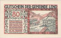 (№1920) Банкнота Австрия 1920 год "80 Heller"
