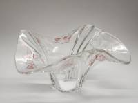 Ваза фруктовница цветное стекло Walther Glas Германия