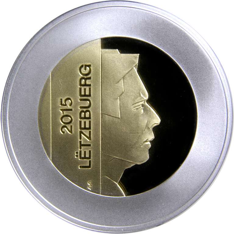 (2015) Монета Люксембург 2015 год 5 евро &quot;Дикая кошка&quot;   Буклет
