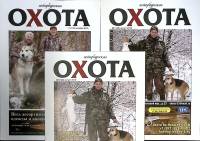 Набор журналов (3 шт) Петербургская охота 2016 № 8, 8, 11 . Мягкая обл.  с. С цв илл