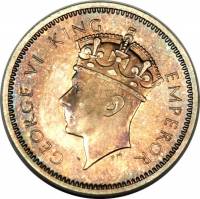 (№1937km9) Монета Южная Родезия 1937 год 3 Pence