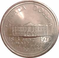 (1973) Монета Канада 1973 год 1 доллар "Остров Принца Эдуарда"  Никель  XF