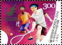 (№2014-3005) Марка Корея Южная 2014 год "17-е Азиатские игры Инчхон 2014", Гашеная