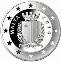 (№2014) Монета Мальта 2014 год 10 Euro (100-летию 1-й мировой войны)