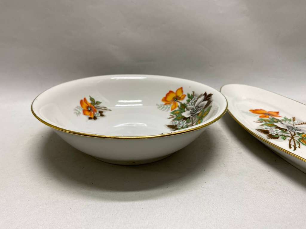 Салатник и селедочница Дулево