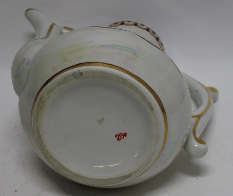 Чайник заварочный, фарфор, позолота, СССР (сост. на фото)