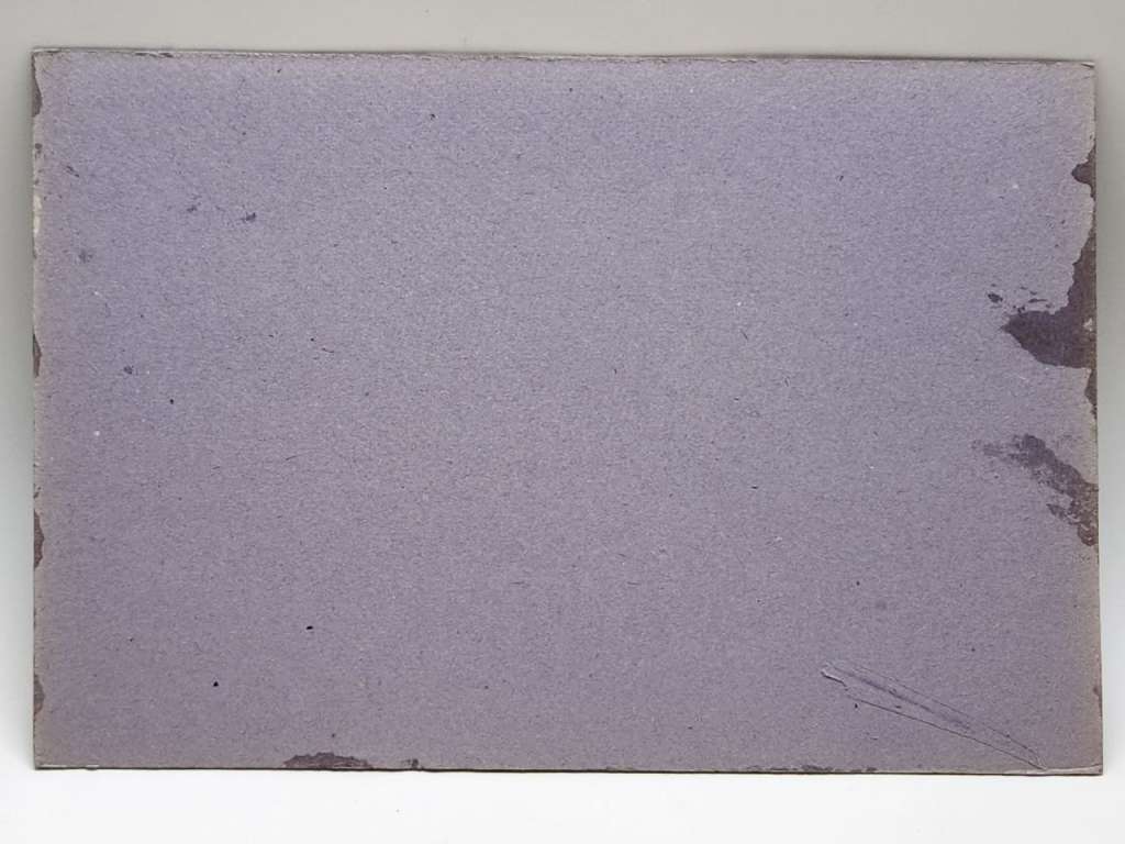 Картина Тулаев В. Н. 1978 г. Река в лесу Пейзаж масло картон 35х25 см