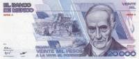 (№1985P-91a.1) Банкнота Мексика 1985 год "20,000 Pesos"