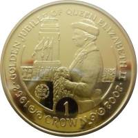 () Монета Остров Мэн 2002 год 1 крона ""   AU