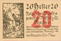 (№1920) Банкнота Австрия 1920 год "20 Heller"
