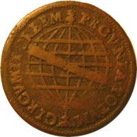 (№1715km108) Монета Бразилия 1715 год 10 Reacute;is