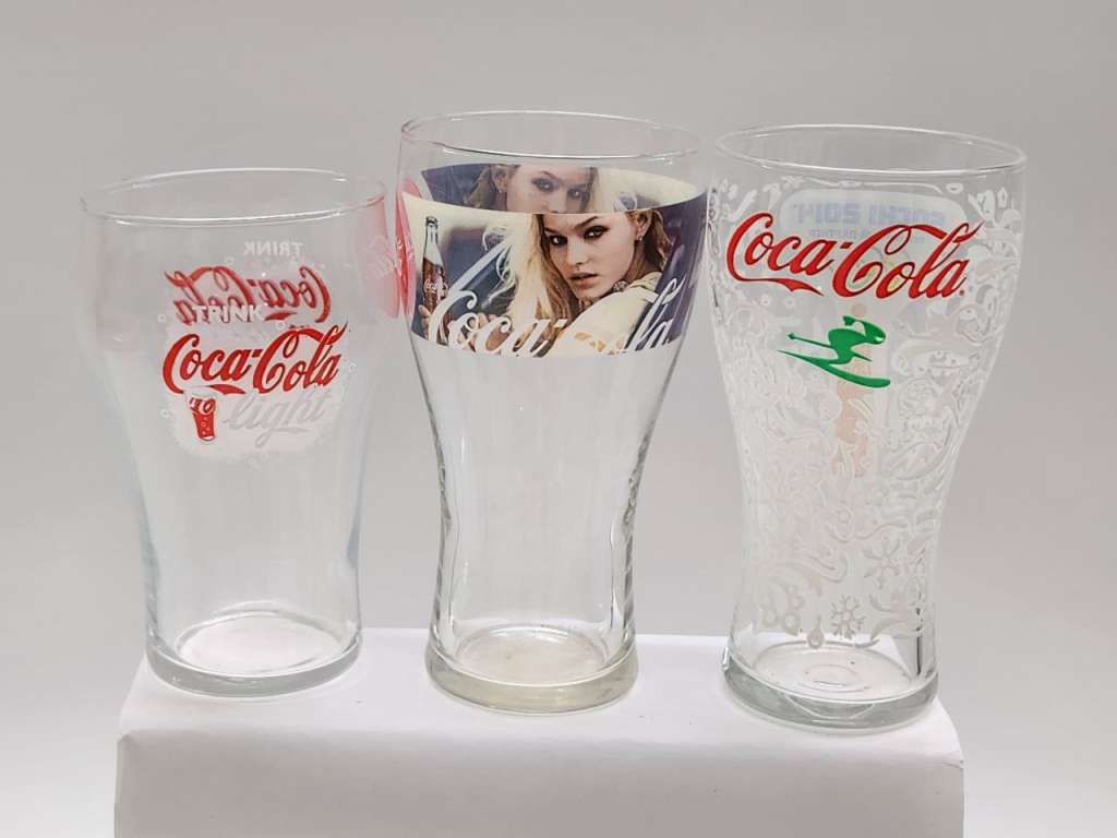 Стаканы Кока-Кола Coca-Cola коллекция 10 штук