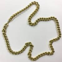 Колье-цепь, металл, бижутерия (сост. на фото)