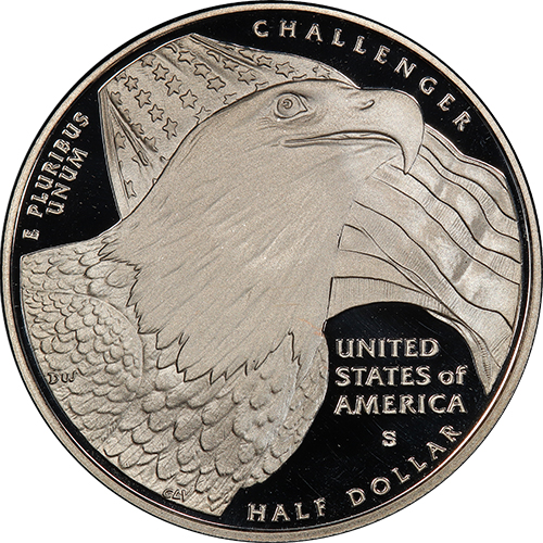 (2008s) Монета США 2008 год 50 центов   Белоголовый орлан Медь-Никель  PROOF