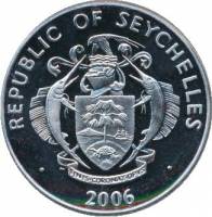 () Монета Сейшельские острова 2006 год 25  ""   Биметалл (Серебро - Ниобиум)  UNC