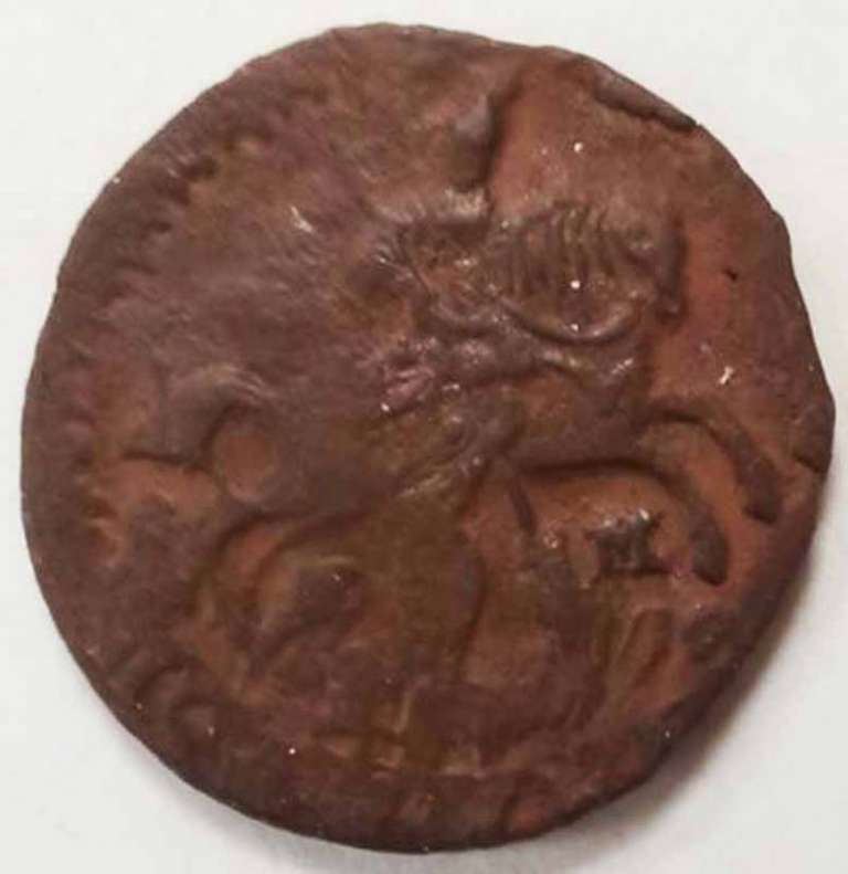 (1775, ЕМ) Монета Россия-Финдяндия 1775 год 1/4 копейки   Полушка Медь  VF