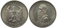 (1927f) Монета Германия (Веймар) 1927 год 5 марок   Университет Тюбингена 450 лет Серебро Ag 500  UN