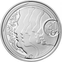 (№2012km189) Монета Финляндия 2012 год 20 Euro (Равенство и толерантность)
