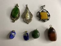 Украшения подвески из натуральных камней 7 шт