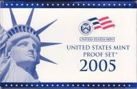 (2005s, 11 м.) Набор США 2005 год  Годовой набор  PROOF