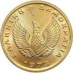 (№1973km106) Монета Греция 1973 год 50 Lepta