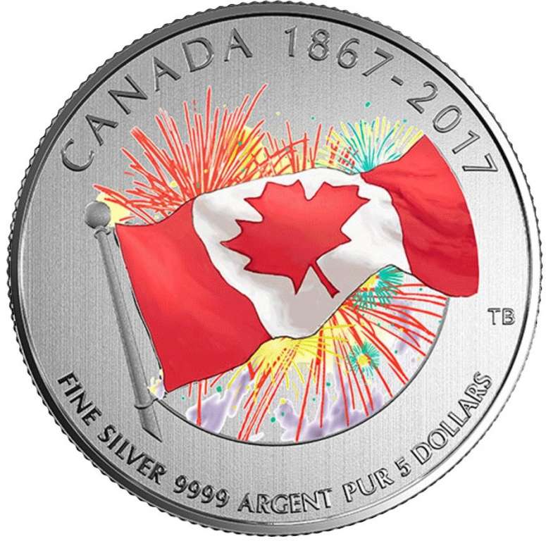 (2017) Монета Канада 2017 год 3 доллара &quot;Конституционный акт 1867 года&quot;  Серебро Ag 999  Буклет