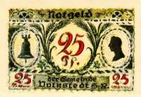 (№1921) Банкнота Германия 1921 год "25 Pfennig"