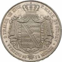 (№1855c275) Монета Германия (3frac12) 1855 год 2 Thaler (3frac12)