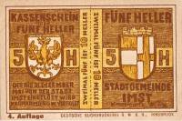 (№1921) Банкнота Австрия 1921 год "10 Heller"
