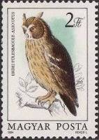(1984-070) Марка Венгрия "Ушастая сова"    Защита птиц. Совы II Θ