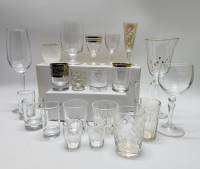 Бокалы рюмки стопки разные 21 штука