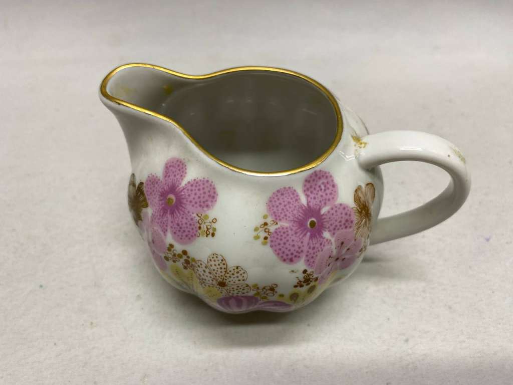 Молочник сливочник фарфор ЛФЗ 9 см высота